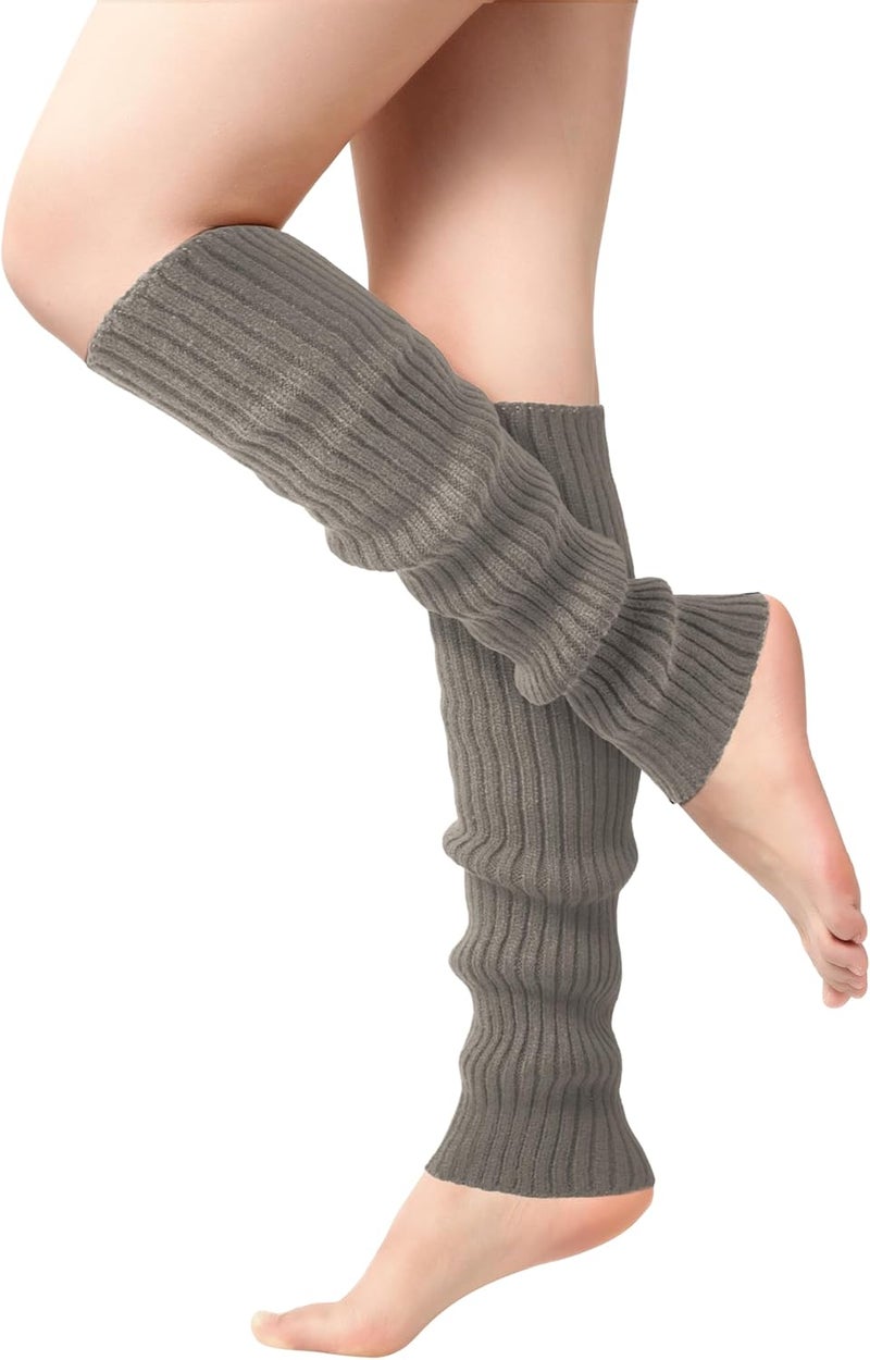 Pleneal Leg Warmers for Women - Leg Warmers 80s Ribbed Knitted Long Socks for Yoga Party Sports Fashion Accessories - Image 1